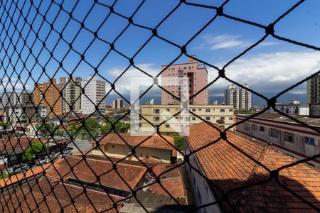 Vista da varanda da sala de apartamento para alugar com 1 quarto, 73m² em Vila Tupi, Praia Grande