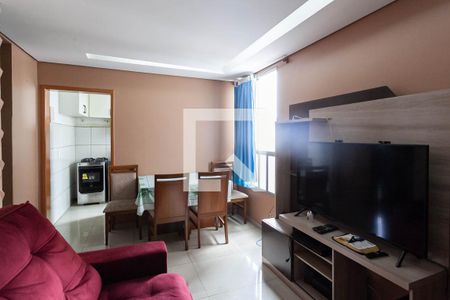 Sala de apartamento para alugar com 2 quartos, 49m² em Letícia, Belo Horizonte