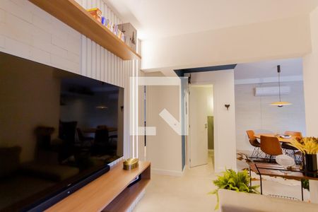 Sala de apartamento à venda com 2 quartos, 82m² em Jardim, Santo André
