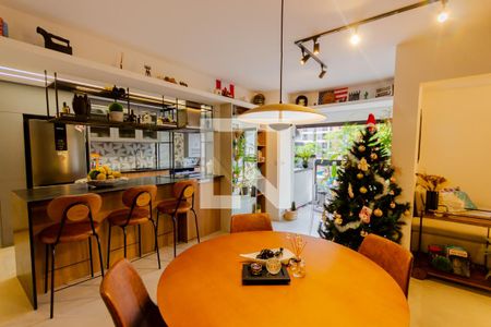Sala de Jantar de apartamento à venda com 2 quartos, 82m² em Jardim, Santo André