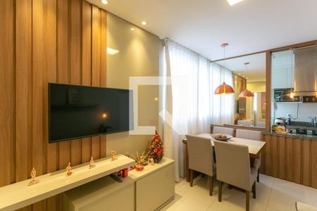 Sala de apartamento para alugar com 2 quartos, 48m² em Palmeiras, Belo Horizonte