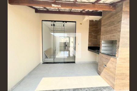 Espaço Gourmet / Área externa de casa à venda com 3 quartos, 99m² em Santa Branca, Belo Horizonte