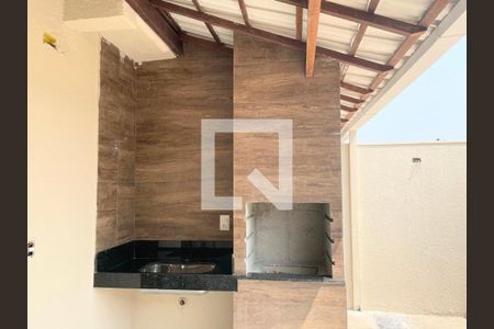 Espaço Gourmet / Área externa de casa à venda com 3 quartos, 99m² em Santa Branca, Belo Horizonte