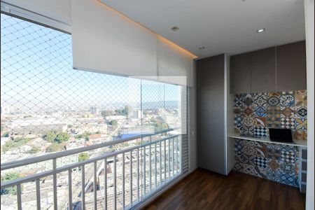 Varanda da Sala de apartamento à venda com 2 quartos, 63m² em Vila Leonor , Guarulhos