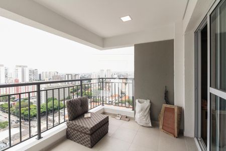 Varanda e Área de serviço  de apartamento para alugar com 2 quartos, 55m² em Tatuapé, São Paulo