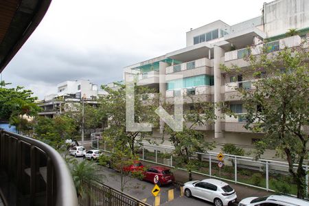 Varanda Vista da varanda  de apartamento à venda com 3 quartos, 110m² em Recreio dos Bandeirantes, Rio de Janeiro