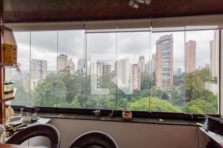 Vista da Sala de apartamento para alugar com 1 quarto, 37m² em Paraíso do Morumbi, São Paulo