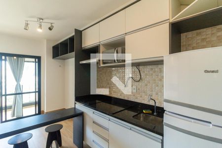 Cozinha de kitnet/studio para alugar com 1 quarto, 40m² em Vila Mariana, São Paulo