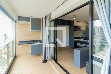 Varanda de kitnet/studio para alugar com 1 quarto, 40m² em Vila Mariana, São Paulo