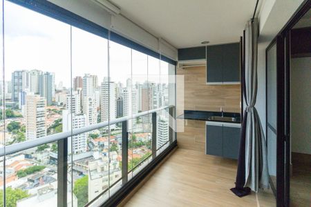 Varanda de kitnet/studio para alugar com 1 quarto, 40m² em Vila Mariana, São Paulo