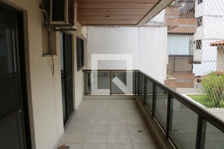Varanda da Sala de apartamento para alugar com 3 quartos, 95m² em Recreio dos Bandeirantes, Rio de Janeiro