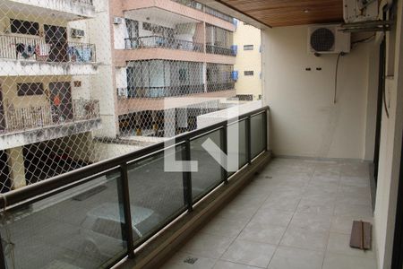 Varanda da Sala de apartamento para alugar com 3 quartos, 95m² em Recreio dos Bandeirantes, Rio de Janeiro
