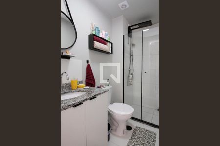 Banheiro de kitnet/studio para alugar com 1 quarto, 25m² em Consolação, São Paulo