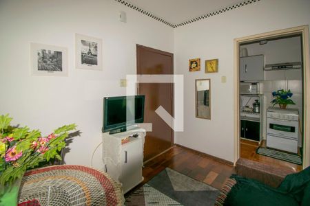 Sala de apartamento à venda com 1 quarto, 34m² em Centro Histórico, Porto Alegre