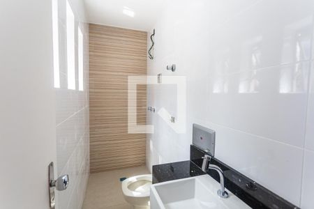 Banheiro da Suíte de apartamento à venda com 3 quartos, 110m² em Anchieta, Belo Horizonte