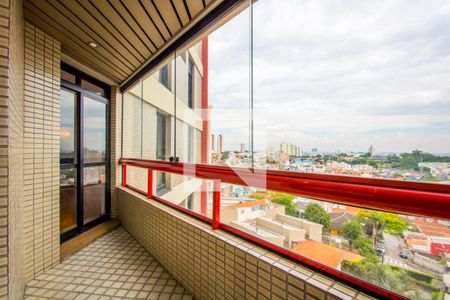 Varanda da sala 1 de apartamento à venda com 5 quartos, 260m² em Vila Bastos, Santo André