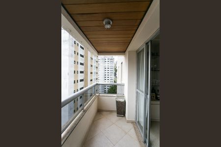 Varanda da Sala de apartamento à venda com 3 quartos, 120m² em Vila Andrade, São Paulo