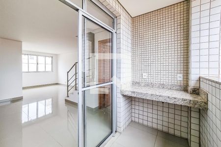 Varanda da Sala de apartamento para alugar com 3 quartos, 240m² em Castelo, Belo Horizonte