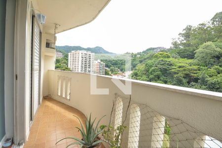 Varanda da Sala de apartamento para alugar com 3 quartos, 105m² em Cosme Velho, Rio de Janeiro