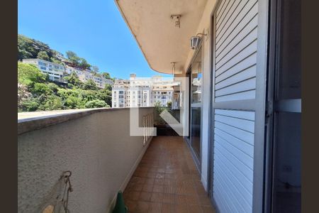 Varanda  de apartamento à venda com 3 quartos, 105m² em Cosme Velho, Rio de Janeiro