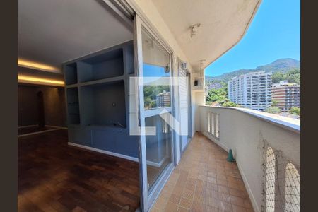 Varanda de apartamento para alugar com 3 quartos, 105m² em Cosme Velho, Rio de Janeiro