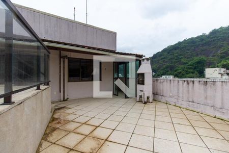 Terraço de apartamento à venda com 3 quartos, 206m² em Laranjeiras, Rio de Janeiro