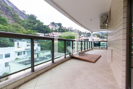 Varanda Sala de apartamento à venda com 3 quartos, 206m² em Laranjeiras, Rio de Janeiro