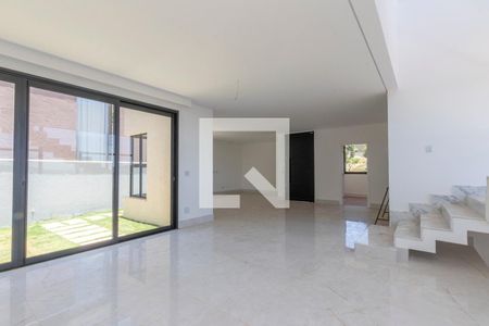 Sala de casa de condomínio à venda com 4 quartos, 344m² em Alphaville, Nova Lima