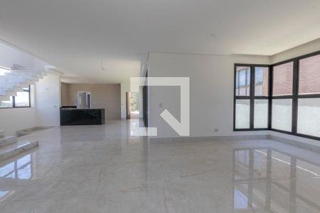 Sala de casa de condomínio à venda com 4 quartos, 344m² em Alphaville, Nova Lima