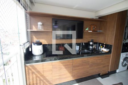 Varanda gourmet de apartamento à venda com 2 quartos, 70m² em Quarta Parada, São Paulo