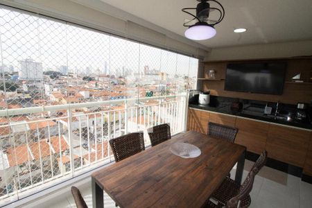 Varanda gourmet de apartamento à venda com 2 quartos, 70m² em Quarta Parada, São Paulo