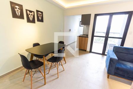 Sala de apartamento para alugar com 1 quarto, 50m² em Jardim do Trevo, Campinas
