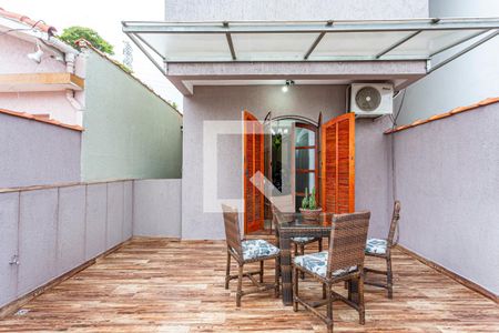 Varanda da Sala de casa para alugar com 3 quartos, 145m² em Vila Humaita, Santo André