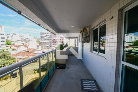Varanda da Sala de apartamento à venda com 4 quartos, 122m² em Maracanã, Rio de Janeiro