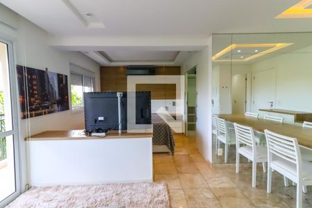 Sala de apartamento à venda com 1 quarto, 54m² em Morumbi, São Paulo