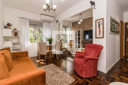 Sala de apartamento à venda com 2 quartos, 58m² em Cristal, Porto Alegre