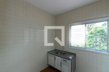 Cozinha de apartamento para alugar com 1 quarto, 35m² em Centro, São Leopoldo