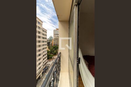 Varanda de kitnet/studio à venda com 1 quarto, 44m² em Centro, São Paulo