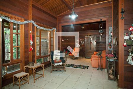 sala de casa de condomínio à venda com 3 quartos, 126m² em Parque Jardim Amanda, Nova Lima