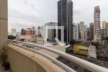 Varanda de apartamento à venda com 1 quarto, 80m² em Itaim Bibi, São Paulo