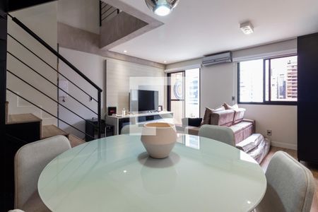 Sala de apartamento para alugar com 1 quarto, 80m² em Itaim Bibi, São Paulo