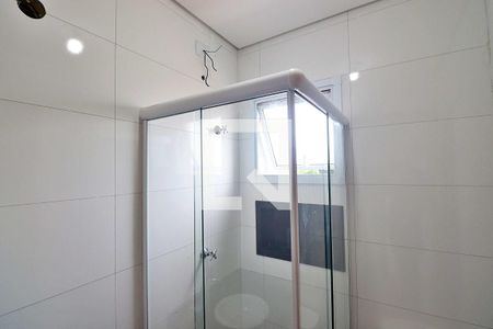 Banheiro do Quarto 1 - Suíte de apartamento à venda com 2 quartos, 105m² em Parque Oratorio, Santo André