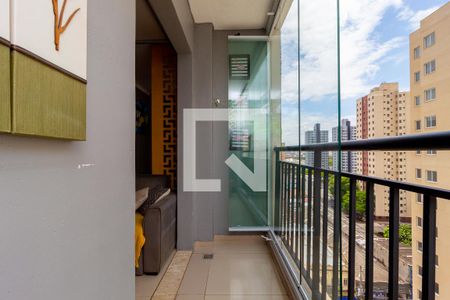 Varanda de kitnet/studio à venda com 1 quarto, 28m² em Brás, São Paulo