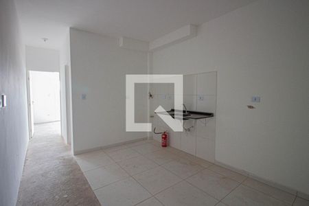 Sala-Cozinha de apartamento à venda com 1 quarto, 43m² em Vila Carmosina, São Paulo