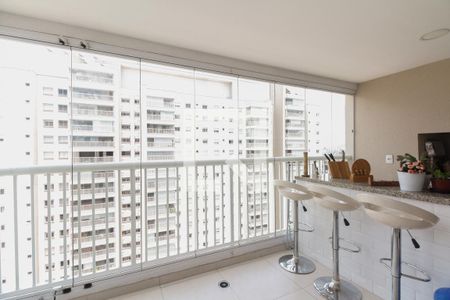 Varanda Gourmet  de apartamento à venda com 2 quartos, 92m² em Tatuapé, São Paulo
