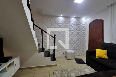 Sala de casa à venda com 3 quartos, 103m² em Vila Curuçá, Santo André