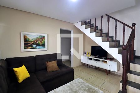 Sala de casa à venda com 3 quartos, 103m² em Vila Curuçá, Santo André