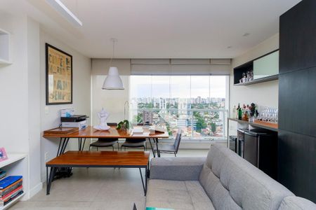 Sala de apartamento para alugar com 1 quarto, 67m² em Brooklin Paulista, São Paulo