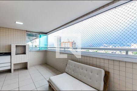Varanda de apartamento para alugar com 3 quartos, 115m² em Ponta da Praia, Santos