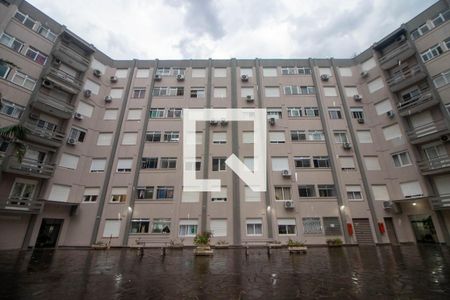 Fachada do Condomínio de apartamento à venda com 1 quarto, 45m² em Jardim Lindóia, Porto Alegre